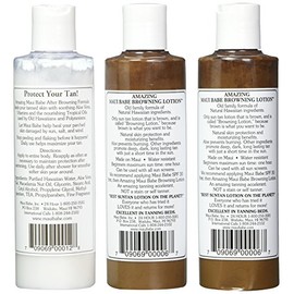 Maui Babe Tanning Pack (2 Browning Lotions 8 oz, 1 After Browning Lotion 8 oz)