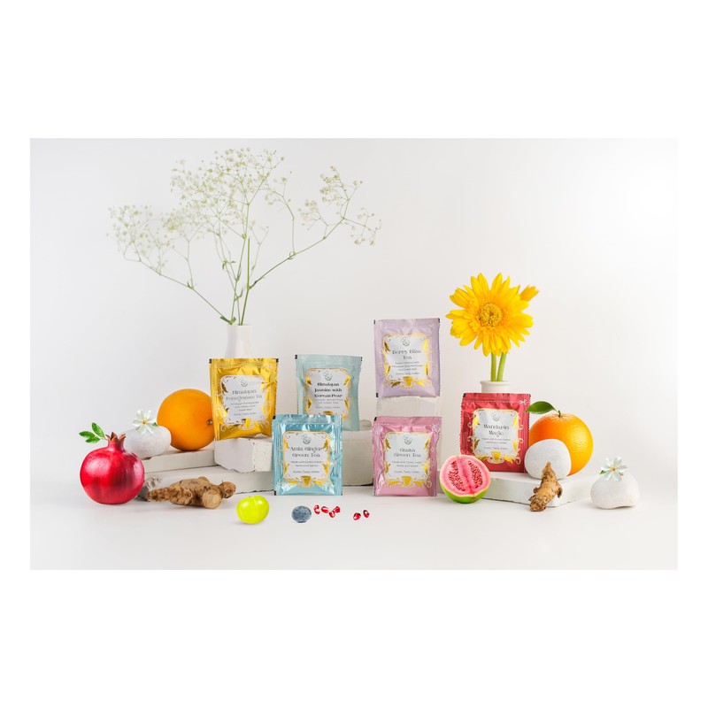 The Vedas garden of Fruits Premium Herbal Tea Selection Gift