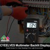 Digital Multimeter Pocket, Multifunction Battery Tester with Backlight Test Wire,