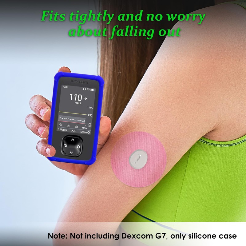 YOUSHARES Silicone Case for Dex com G7 Receiver, Anti Slip