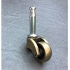 LUXUFUL 1" Swivel Stem Ball Caster Wheel, Zinc Alloy Antique