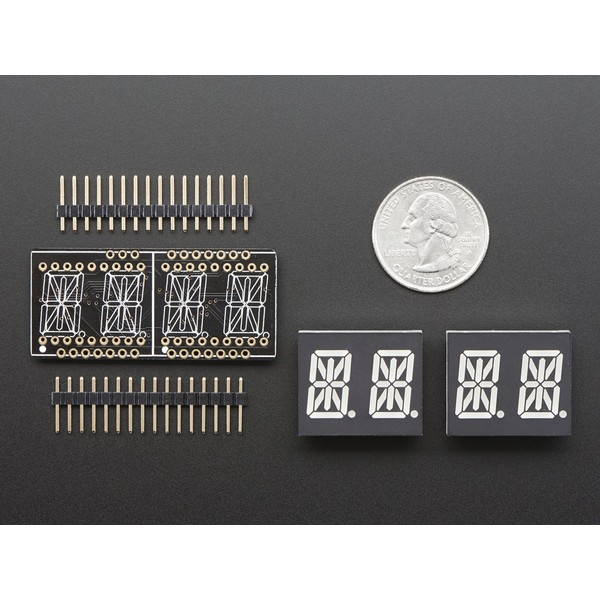 'Adafruit 0.54 Quad Alp Hanum Eric Feather Wing Screen –