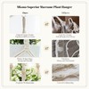 Mkono 3 Pack Macrame Plant Hangers Indoor Different Size Hanging