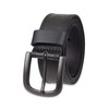 Dickies Cinturón de piel casual para hombre, Negro -, 36