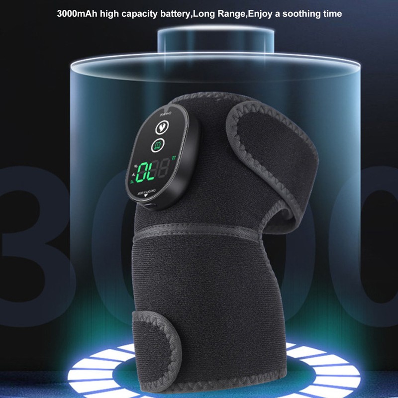 Heating Knee Massager Temperature Time Adjustable Alleviate Pain Pressure Swelling