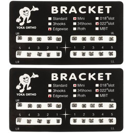 40Pcs Brackets Orthodontic Brackets Stainless Steel Holder Accessories for Orthodontic