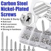 Screws Set, XCOZU 800 Pieces M2 Self-Tapping Screws Assortment 4