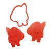 PME CH24CCC098 Christmas Cookie Cutters & Stamps, Santa's Workshop (Set