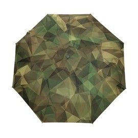 Compact Travel Umbrella Military Camouflage Auto Open Close Umbrella Windproof Anti-UV
