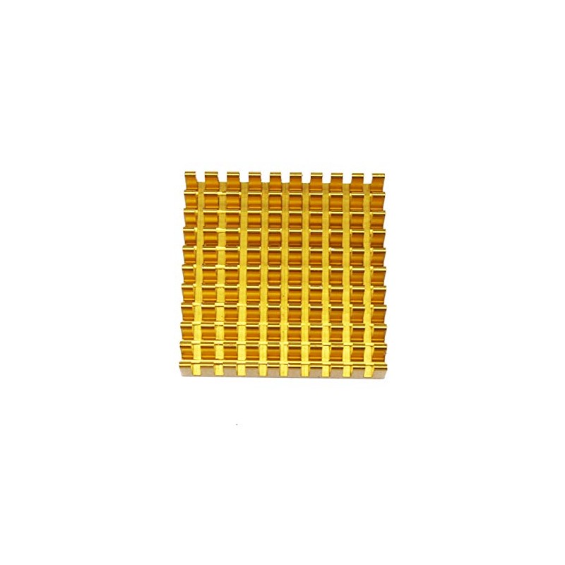 waves 2pcs Aluminum Heatsink 45x45x10mm with Heat Transfer Tape