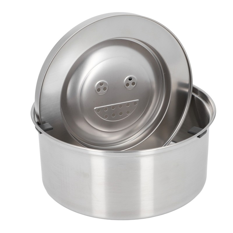 Dog Water Bowl Dispenser 304 Stainless Steel Spill Proof 3L