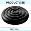 5.24 Ft Round Inflatable Hot Tub Cover Foldable Hot Tub