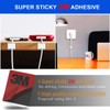 Self-Adhesive Mounting Bracket Clip,ProPOW Strip Light Cable Holder Clips,Wire Organizer