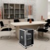 16U Cabinet Rolling Network Rack, Audio Studio Video Telecom Equipment