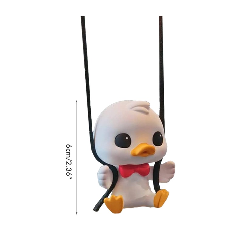 Swing Duck Car Hanging Ornament Cute Swing Duck Car Rear