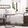 Tangkula Sofa Side End Table, C Table Snack Table with