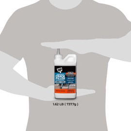Fast Drying DAP - Concrete Crack Filler - 1.62 LBs - Permanently Fill Concrete, Stone, and Masonry Surfaces – Available with Omni Depot Chemical-Resistant Gloves