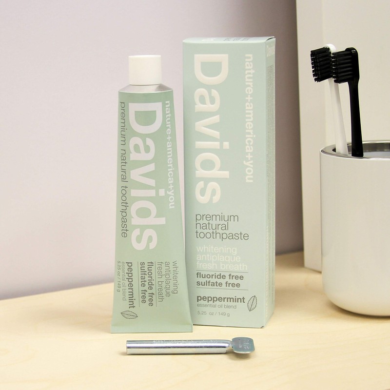 David Whitening Tooth Paste (Peppermint) White, 5.0 oz (149 g)