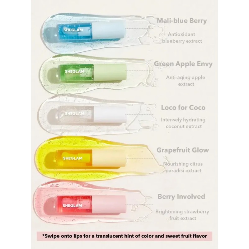 Brillo Labial En Aceite Hidratante Sheglam Jelly Wow Berry Involved