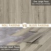 Freshtour Vinyl Flooring Roll, Wood Grain Peel and Stick Floor