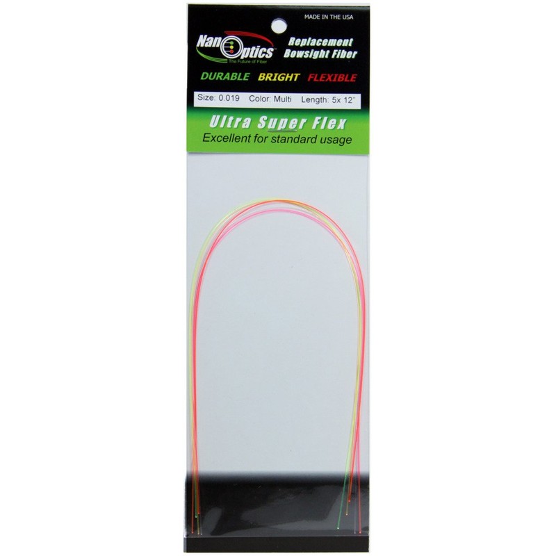 Nanoptics Ultra Super Flex Replacement Bowsight Fiber 12" (Pack of