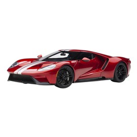 AUTOart 1/18 Ford GT 2017 Metallic Red/Silver Stripe Finished Product