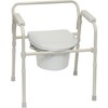 ProBasics 3-in-1 Folding Commode Chair with Full Seat, 350 lb