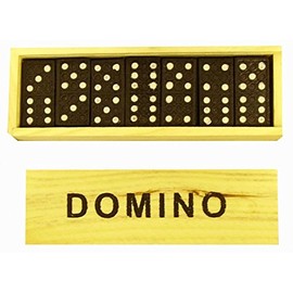 Wooden Dominoes In Slide Top Box (D65100) *Only ONE Piece Supply*