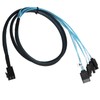Mini SAS HD 12GB SFF‑8643 to 4 SATA LSI Adapter