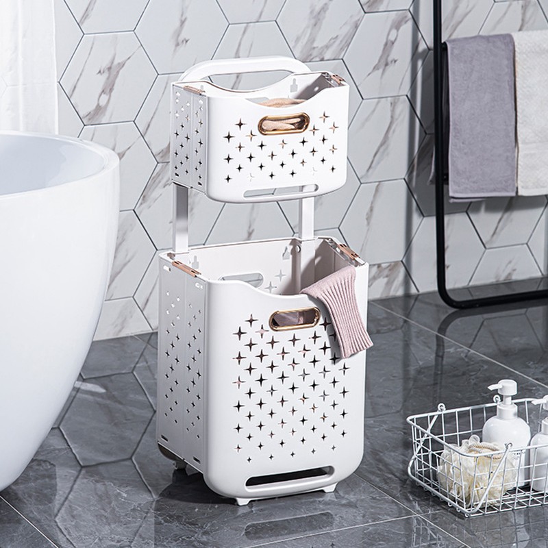 Collapsible Laundry Basket Portable Foldable Laundry Hamper Clothes Storage Organizer