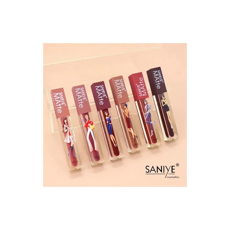 Labial Líquido Matte 8 Tonos Saniye Original