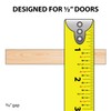 4 Ft. Long Beige Plastic Sliding Door Track Set for