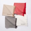 Dean and Deluca Cotton Chambray Napkins, Red, Approx. 17.7 x