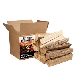 Firewood Central Kiln-Dried PA Ash – 16” Splits (Approx. 38 lb) – Mild Smoking Wood for Cooking, Grilling, BBQ & Campfires – Easy Light, Low Smoke, USA-Sourced