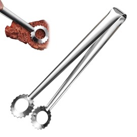 Liroyal Tongs, Cooking Tongs, Kitchen Tongs, Yakiniku Tongs, Stainless Steel, Silver, Heat Resistant, Dishwasher Safe, Durable, Abrasion Resistant, Anti-Slip, Light and Convenient, For Barbecues,