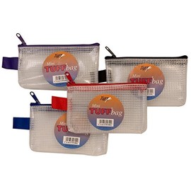 Mini (13 x 8cm) Tuff Bag Heavy Duty Strong Waterproof Storage Zip Wallets