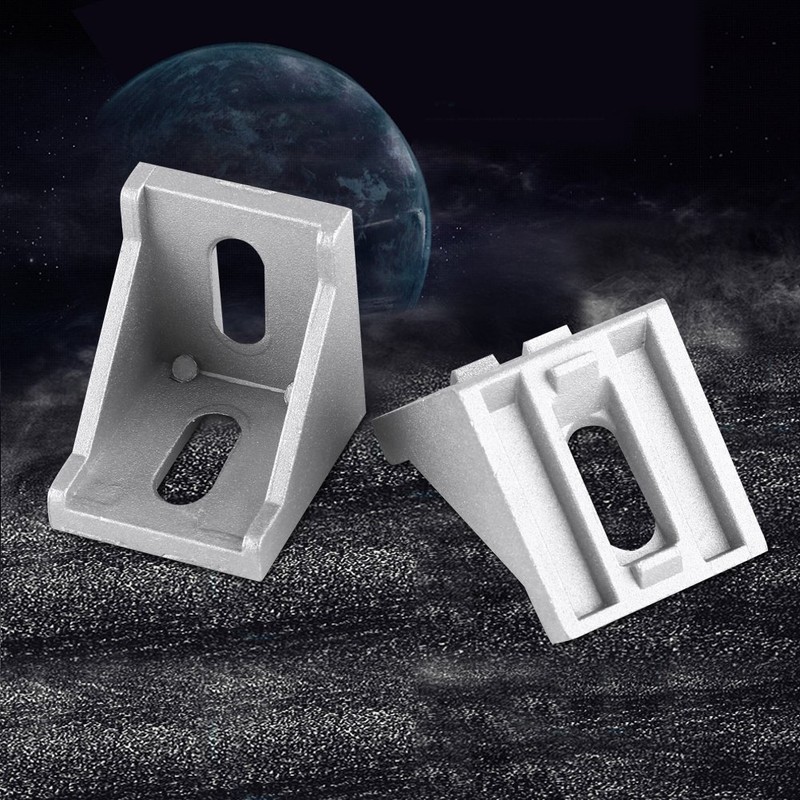 5pcs 4040 Aluminum Alloy Corner Bracket, L Shape Right Angle