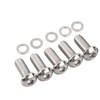 XMMT 5PCS Stainless Steel Derby Cover Button Head Screw Bolt