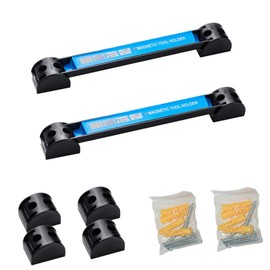 DONHUA Magnetic Tool Holder, Heavy-Duty 12 Inch Rack, Strong Magnetic Wrench Rack, Magnetic Strip for Walls, Garage Accessories, Shed and Shop Organizer, Gifts for Men