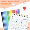 6720 PCS Small Dot Stickers Round Color Coding Labels Circle