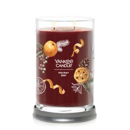 Yankee Candle Holiday Zest Scented, Signature 20oz Large Tumbler 2-Wick Candle, Over 60 Hours of Burn Time, Christmas | Holiday Candle