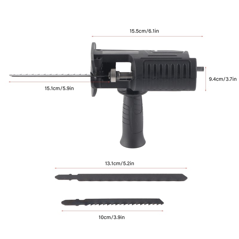 Drill Saw Attachment Cordless Reciprocating Jig Power Tool Accessories for