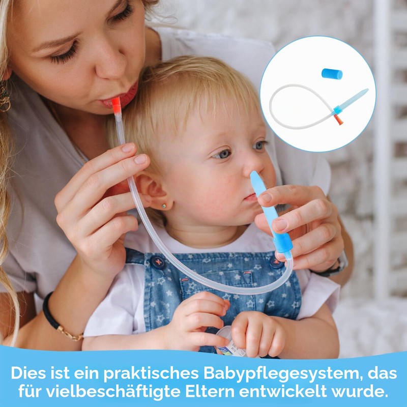 Ebksqs Nasal Aspirator Soft Nasal Aspirator with 20 Filters Easy