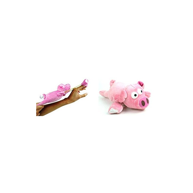 Playmaker Toys Flingshot Flying Pig, Pink