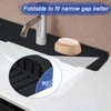 Kitchen Sink Splash Guard, 20 inch Silicone Faucet Guard &
