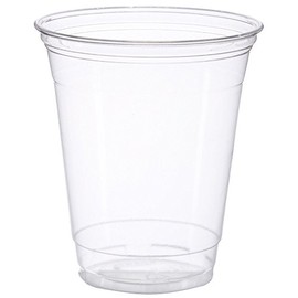 Dart SOLO TP12 12oz Clear Practical-fill Ultra Clear Squat PET Plastic Cups (Case of 1,000)