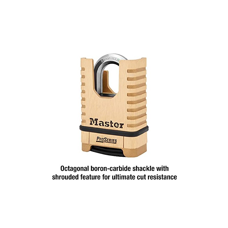 Master Lock, latón, candado, ProSeries Set Your Own Combination Lock,