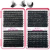 QiveaoryDIY Fluffy Lash Extension Kit 630pcs Lashes Clusters Thick D