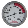 TFA Dostmann Analogue Sauna Thermometer, Heat Resistant, Silver/White, L 120