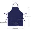 Viedouce 2-Pack of Waterproof Cooking Aprons with Pockets, Adjustable Kitchen